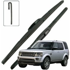 Дворники Land Rover Discovery (4) L319 Ленд Ровер Дискавери Л319 рест 2013 2014 2015 2016 2017 Щетки стеклоочистителя гибридные 550мм-530мм к-т 2шт Lyn Xauto
