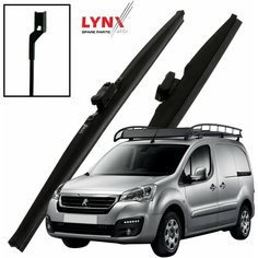 Дворники Peugeot Partner (2) Пежо Партнер фургон 2-й рест. 2015 2016 2017 2018 2019 2020 2021 2022 Щетки стеклоочистителя зимние 600-430 2шт. Lyn Xauto