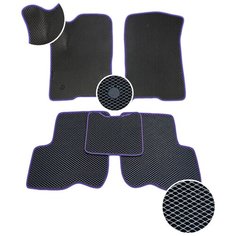 Автомобильные коврики EVA/ЕВА с 3D лапкой в салон для BMW X3 (F25) (2010-2017), БМВ Икс3 (Ф25), (Без разреза) коврулькин