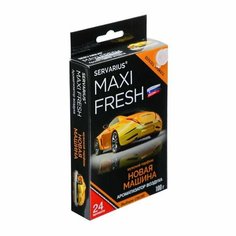Ароматизатор MAXI FRESH под сиденье гель 100 гр. «новая машина» (комплект из 5 шт) Maxifresh
