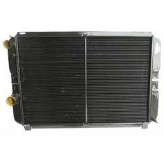 Радиатор охлаждения UAZ "Patriot" (2-х ряд. алюм.) под кондиционер ленточный /Импорт/ Триал