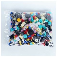 Клипсы и пистоны крепежные, набор 500 шт Noname