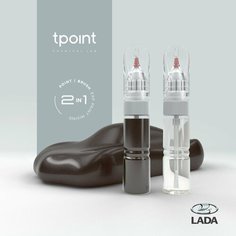 Набор - штрих-корректоров для LADA PRIORA "кориандр (CORIANDER MET)", код цвета: 790, штрих-корректор от сколов и царапин, 20мл+20мл Touch Point