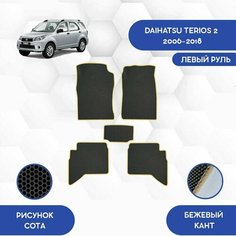 Комплект Ева ковриков для Daihatsu Terios 2 2006-2018 С левым рулем / Дайхатсу Териос 2 2006-2018 / Авто / Аксессуары / Ева / Эва