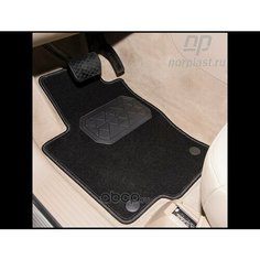 Коврик в багажник полиуретан norplast vw caddy iii, 2004-2015 vw caddy iv, 2015- 2 задн. сдвижные двери, подъемнная задн. дверь черный 1 шт. npa00-t95-024