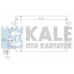 KALE 342920 342920_радиатор кондиционера!\ VW Passat 1.6-2.8 00-05