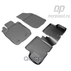 Коврики В Салон Полиуретан Norplast Renault Duster 4 Awd, 2011 / Nissan Terrano, 4wd, 2014 Черный Комплект Npl-Po-69-04 NORPLAST арт. NPLPO6904