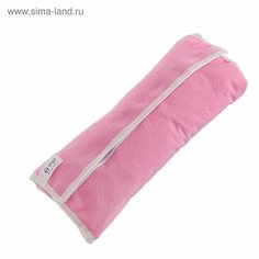 Подушка - накладка, детская, на ремень безопасности, розовая 29х11х9 см Россия