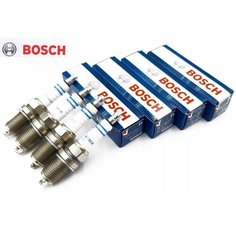 Свечи Bosch FR7DС+ / 0242235666 (комплект 4шт) свечи зажигания для Ваз 16кл