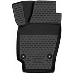 Коврик в салон VOLKSWAGEN Polo, 2010-2020, передний левый, седан , (полиуретан) Element Autofamily