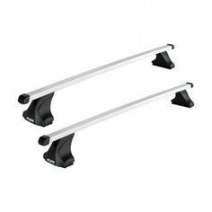 Багажник Атлант на крышу автомобиля Nissan X-Trail T31 2007-2013 г. в штатное место (прямоугольная дуга) Atlant