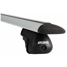 Багажник Atlant (Атлант) для Hyundai Santa Fe внедорожник 5-дв. 2012-н. в. на интегр. рейлинг (крыловидная аэродинамическая дуга) Арт. 8811+8824