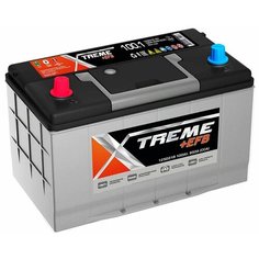 Аккумулятор автомобильный Xtreme EFB 125D31R 100 А/ч 850 А прям. пол. Азия авто (302x172x220) с бортиком