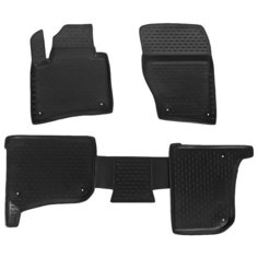 Комплект ковриков в салон autofamily NLC.51.33.210kh для Volkswagen Touareg, GMC Terrain 2010-2019 г., 4 шт. черный