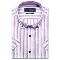 Рубашка POGGINO, размер (54)2XL, фиолетовый