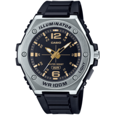 Наручные часы CASIO Collection MWA-100H-1A2, черный, серебряный