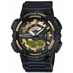 Наручные часы CASIO Collection AEQ-110W-1A3VDF, золотой, розовый