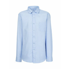 Школьная рубашка Imperator, размер 134-140, голубой