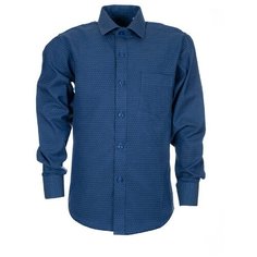 Школьная рубашка Imperator, размер 146-152, синий