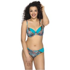 Лиф Ava Lingerie мягкая чашка, размер 95C, коричневый, синий