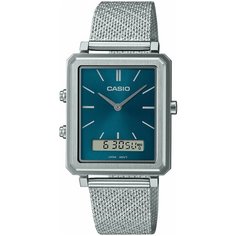 Наручные часы CASIO Collection MTP-B205M-3E, серебряный
