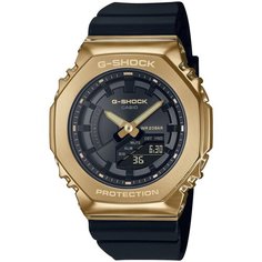 Наручные часы CASIO G-Shock GM-S2100GB-1A, черный, золотой