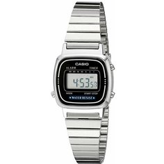 Наручные часы CASIO Vintage 76854, черный, серебряный