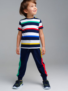Комплект Playtoday для мальчика: футболка, брюки, Мультицвет