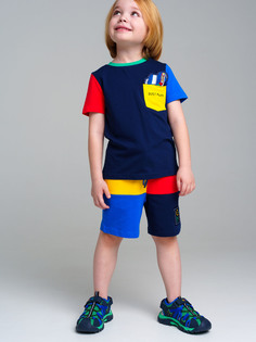 Комплект Playtoday для мальчика: футболка, шорты, Мультицвет