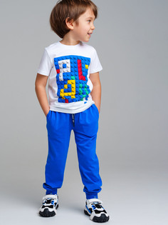 Комплект Playtoday для мальчика: футболка, брюки, Белый