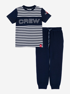 Комплект Playtoday для мальчика: футболка, брюки, Синий