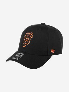 Бейсболка 47 BRAND B-MVP22WBV San Francisco Giants MLB (черный), Черный