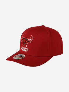 Бейсболка MITCHELL NESS HHSB3261-CBUYYPPPRED1 Chicago Bulls NBA (красный), Красный Mitchell&Ness