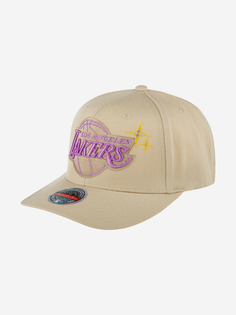 Бейсболка MITCHELL NESS HHSSINTL1243-LALCREA Los Angeles Lakers NBA (белый), Белый Mitchell&Ness