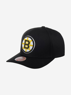 Бейсболка MITCHELL NESS HHSS5370-BBNYYPPPBLCK Boston Bruins NHL (черный), Черный Mitchell&Ness