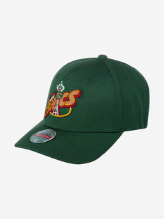 Бейсболка MITCHELL NESS HHSS3260-SSUYYPPPGREN Seattle Supersonics NBA (зеленый), Зеленый Mitchell&Ness