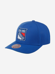 Бейсболка MITCHELL NESS HHSS5370-NYAYYPPPBLUE New York Rangers NHL (синий), Синий Mitchell&Ness