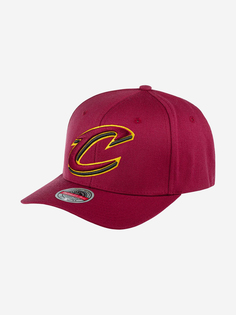 Бейсболка MITCHELL NESS HHSS3257-CCAYYPPPMARO Cleveland Cavaliers NBA (малиновый), Мультицвет Mitchell&Ness