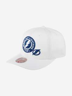 Бейсболка MITCHELL NESS HHSS5758-TBLYYPPPWHIT Tampa Bay Lightning NHL (белый), Белый Mitchell&Ness