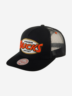 Бейсболка с сеточкой MITCHELL NESS HHSS5766-ADUYYPPPBLCK Anaheim Ducks NHL (черный), Черный Mitchell&Ness