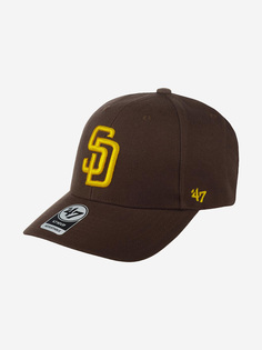 Бейсболки B-MVP21WBV-BWA San Diego Padres MLB (коричневый), Коричневый 47