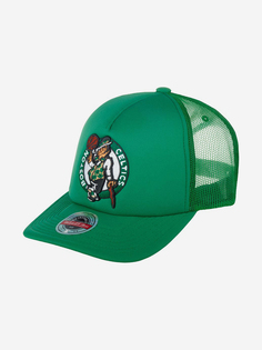 Бейсболка с сеточкой MITCHELL NESS 6HSSSH21352-BCEGREN Boston Celtics NBA (зеленый), Зеленый Mitchell&Ness