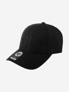 Бейсболки B-MVP15WBV-BKB Washington Nationals MLB (черный), Черный 47