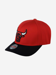 Бейсболка MITCHELL NESS HHSS3265-CBUYYPPPRDBK Chicago Bulls NBA (красный), Красный Mitchell&Ness