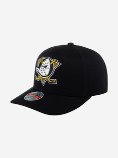 Бейсболка MITCHELL NESS HHSSINTL1245-ADUBLCK Anaheim Ducks NHL (черный), Черный Mitchell&Ness