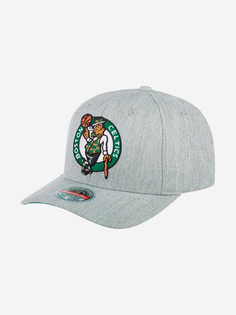 Бейсболка MITCHELL NESS 6HSSMM19363-BCEGYHT Boston Celtics NBA (серый), Серый Mitchell&Ness