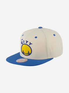 Бейсболки 6HSSLD21077-SFWOFWH San Francisco Warriors NBA (белый), Белый Mitchell&Ness