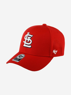 Бейсболка 47 BRAND B-MVP23WBV-RDC St. Louis Cardinals MLB (красный), Красный