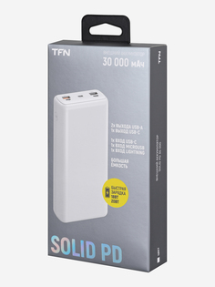 Внешний аккумулятор TFN 30000mAh Solid 30 PD white, Белый
