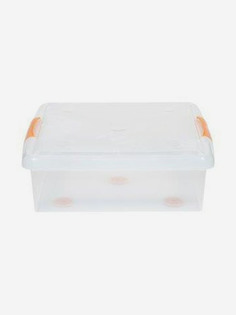 Короб для xранения IRIS OHYAMA THIN BOX 35л, прозрачный, Серый